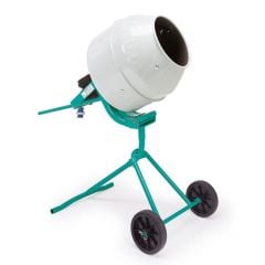 IMER Minuteman II Gear-Driven Portable Electric Mixer with Steel Drum