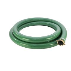 3" x 20' PVC Water Suction Hose With M&F NPSH, Green, 1240-3000-20