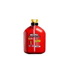 No-Spill 5 Gallon Red Gas Can With ViewStripe