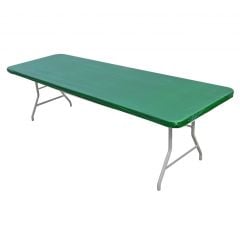 Kwik Covers 6' Rectangle Hunter Green Table Cover