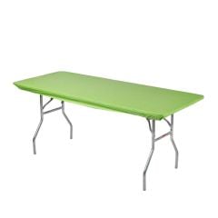 Kwik Covers 8' Rectangle Lime Green Table Cover