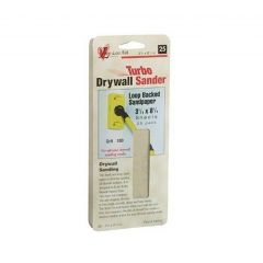 Dustless Turbo Drywall Sander Sandpaper, 100 Grit, 25 Sheets