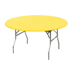 Kwik Covers 60" Gold Round Table Covers - Bulk