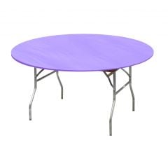 Kwik Covers 60" Purple Round Table Covers - Bulk