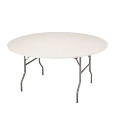 Kwik Covers 60" Ivory Round Table Cover