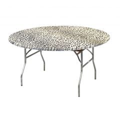 Kwik Covers 60" Round Leopard Table Cover