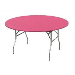 Kwik Covers 60" Round Maroon Table Cover