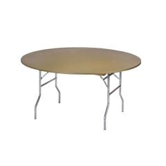 Kwik Covers 60" Metallic Gold Round Table Cover