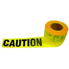 Yellow Caution Tape, 1.5 mm x 1,000'