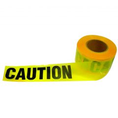 Yellow Caution Tape, 2 Mil