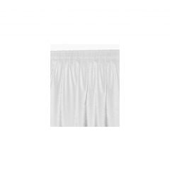 Fill 'N Chill, Little Chiller 29" White Mini Accordion Table Skirt