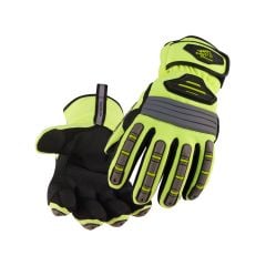 ToolHandz Water Resistant, Hi-Vis Winter Mechanics Gloves, XL