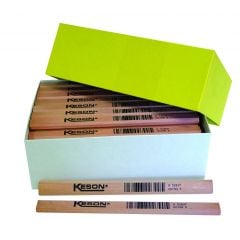 Keson Black Lead Carpenter Pencils, Box of 72, LP72