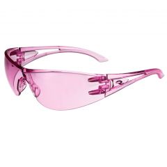 Radians Optima Pink Frame Safety Glasses, Pink Lens