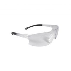Radians Rad-Sequel Clear Frame Safety Glasses, Clear Lens