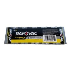 Rayovac Ultra Pro 9V Alkaline Batteries, 6 Pack