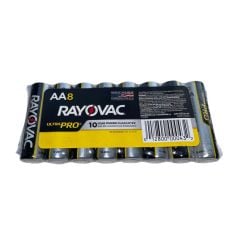 Rayovac Ultra Pro AA Alkaline Batteries, 8 Pack