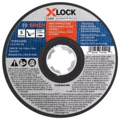 Bosch Type 1A (ISO 41) X-Lock 5" Small Angle Grinder Wheel, TCWX1S500