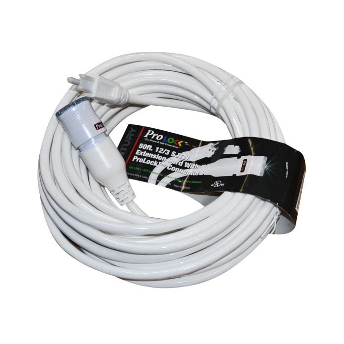 12' WHITE cord with plug   TR-1863 